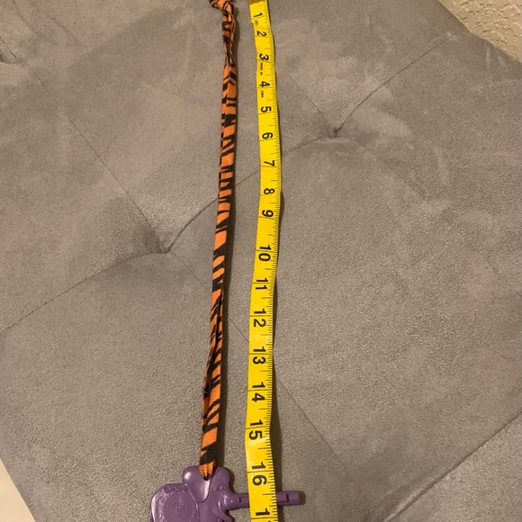 Vintage Philadelphia Zoo Elephant Key Trunkey 1980s Tiger Lanyard Rare Purple - Picture 10 of 16